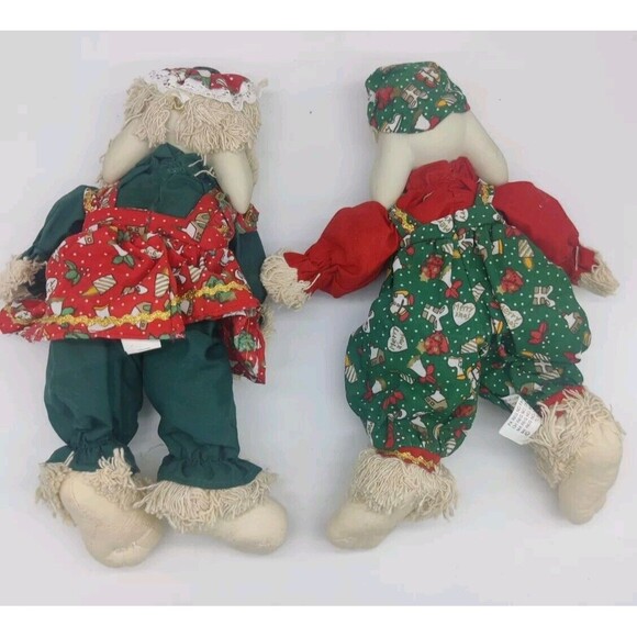 Vintage 1996 Hip and Hop Bunny 2pc Set House Of Lloyd Christmas Around the World - Picture 11 of 16